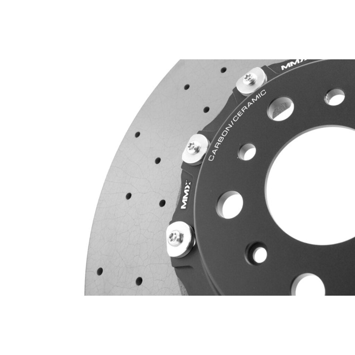 MMX Performance G8X M2 / M3 / M4 2-Piece Floating Carbon Ceramic Rotor Conversion - Rear 370x24mm