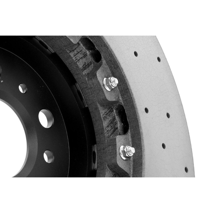 MMX Performance G8X M2 / M3 / M4 2-Piece Floating Carbon Ceramic Rotor Conversion - Rear 370x24mm