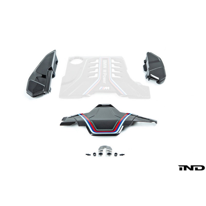 BMW M Performance F90 M5 / F91 F92 F93 M8 Carbon Engine Cover Extension Set