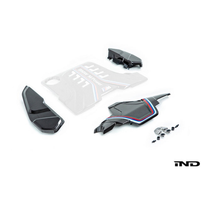BMW M Performance F90 M5 / F91 F92 F93 M8 Carbon Engine Cover Extension Set
