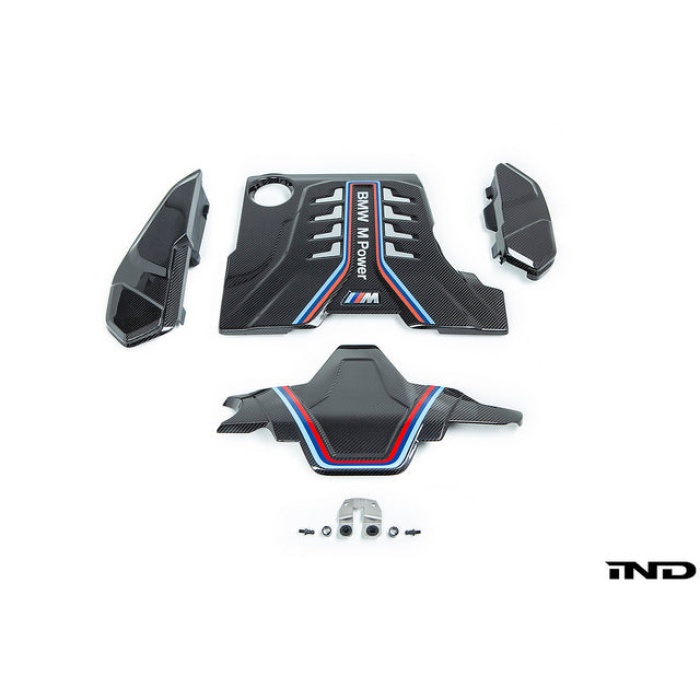 BMW M Performance F90 M5 / F91 F92 F93 M8 Carbon Engine Cover Extension Set
