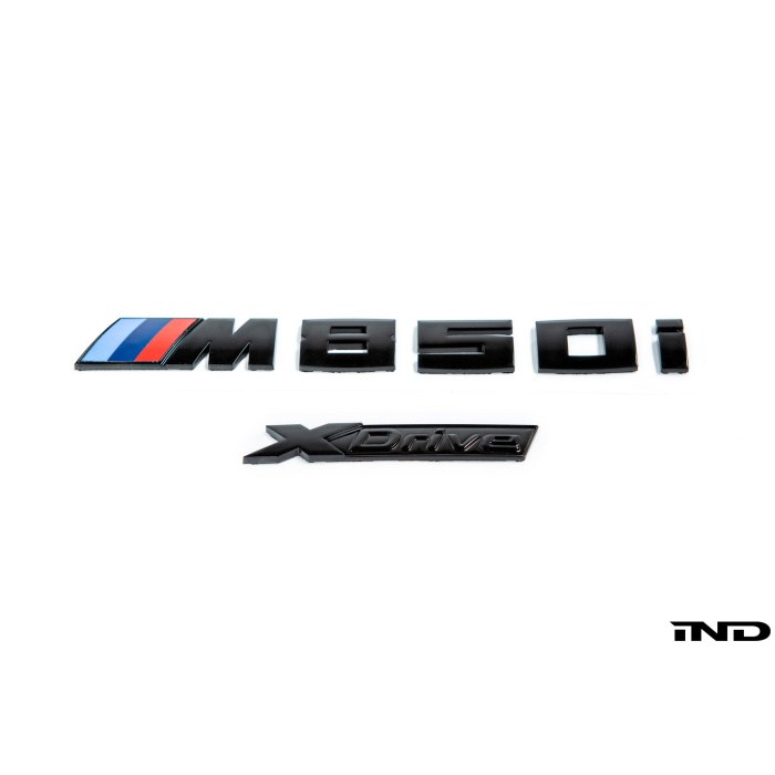 IND G15 M850i Painted xDrive Trunk Emblem