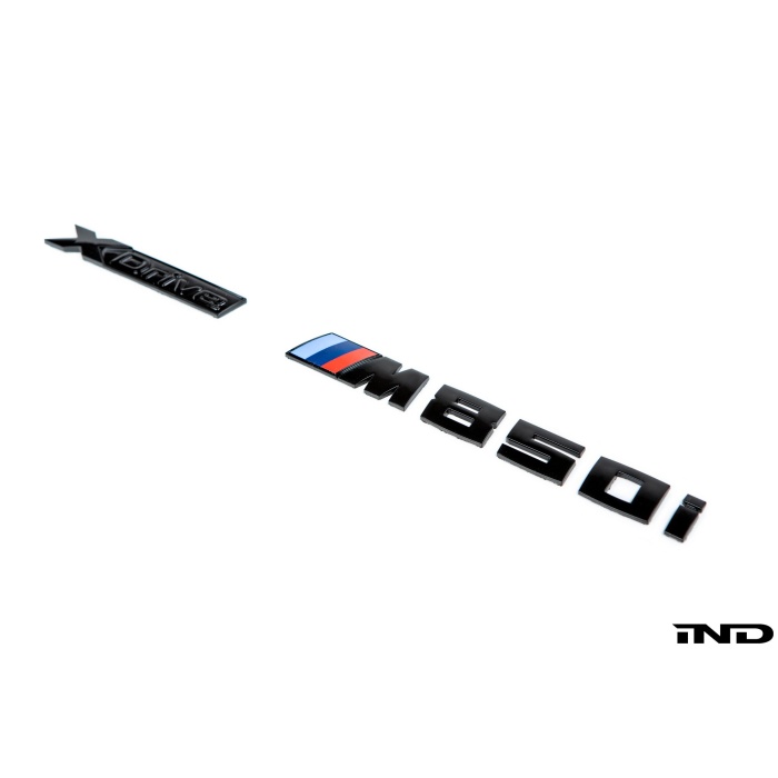 IND G15 M850i Painted xDrive Trunk Emblem