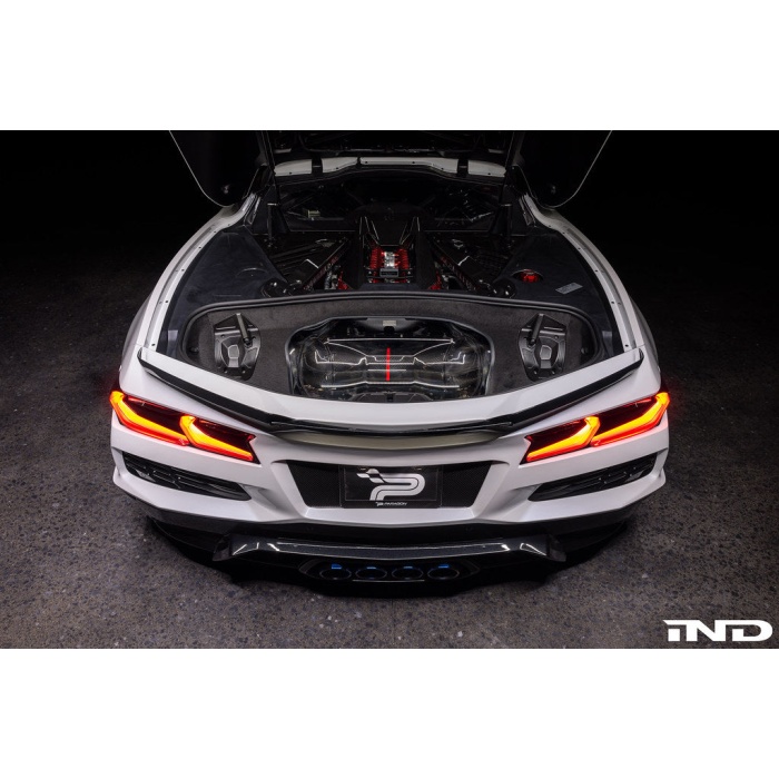 Eventuri Chevrolet C8 Corvette / Z06 Clear Polycarbonate Intake Trunk Panel