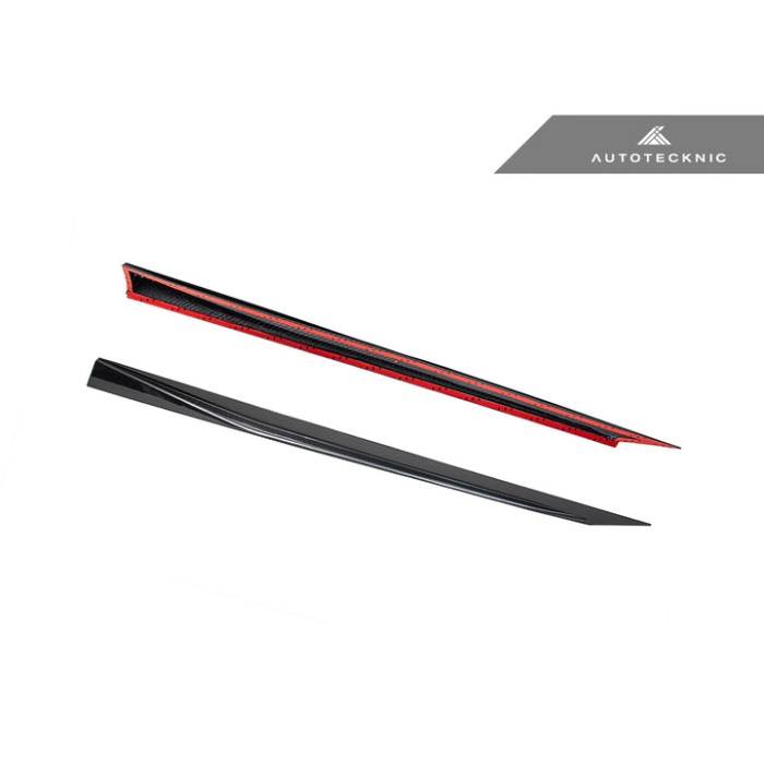 AutoTecknic G90 / G99 M5 Dry Carbon Side Skirt Extension Set - V2