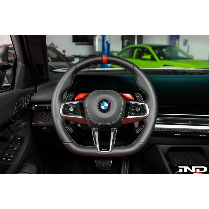 MadTrace BMW G9X M5 / G60 5-Series Magnetic Shift Paddle Set - Carbon