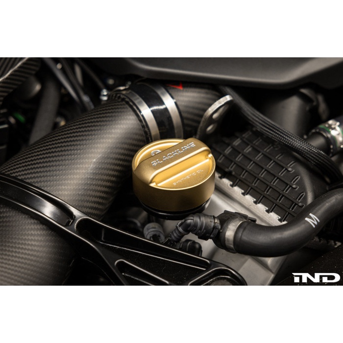 Goldenwrench Blackline Performance BMW M Car (S63 / S68) Engine Cap Cover Set - CCB Gold Cap Complete Set