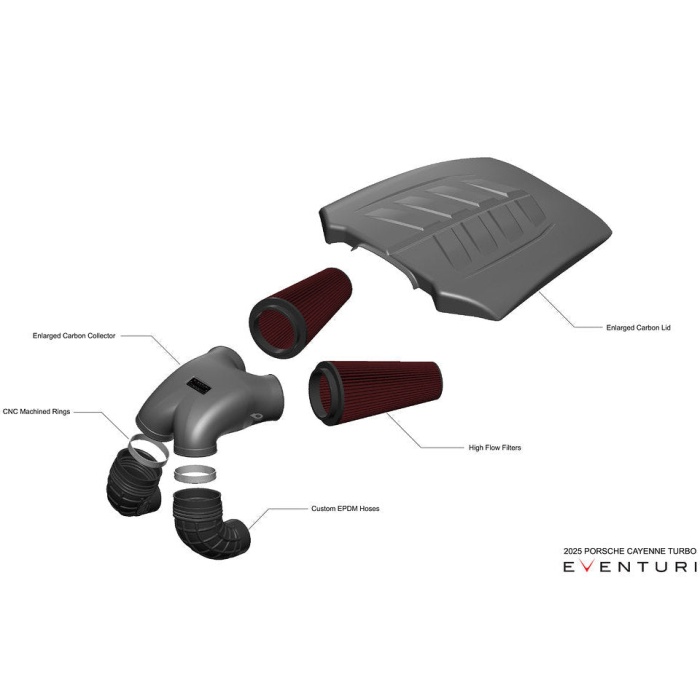 Eventuri 4.0TFSI Twin Turbo V8 Black Carbon Intake System - 2025+