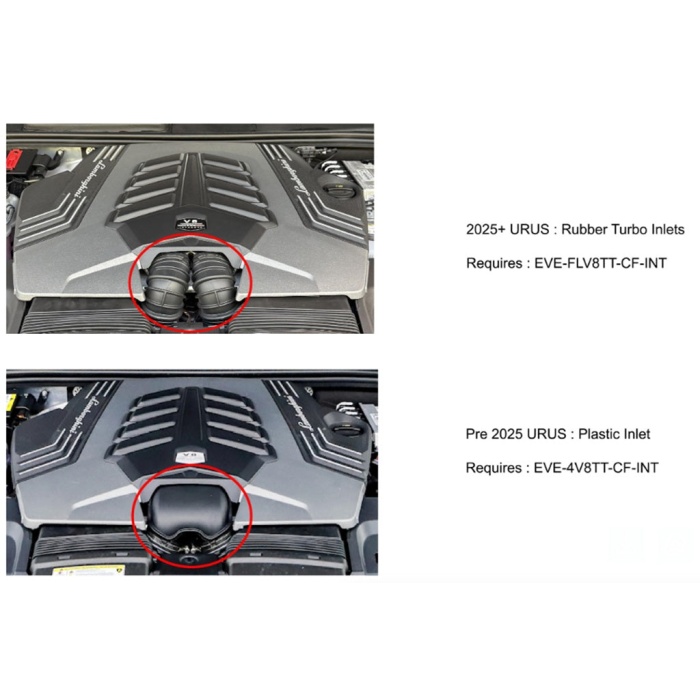 Eventuri 4.0TFSI Twin Turbo V8 Black Carbon Intake System - 2025+