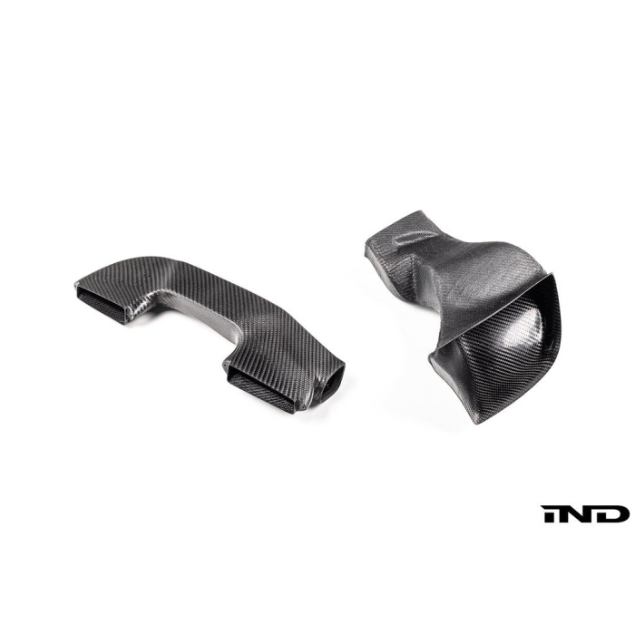 Slon Workshop E82 1-Series Carbon Intake Inlets for S65 V8 Swap