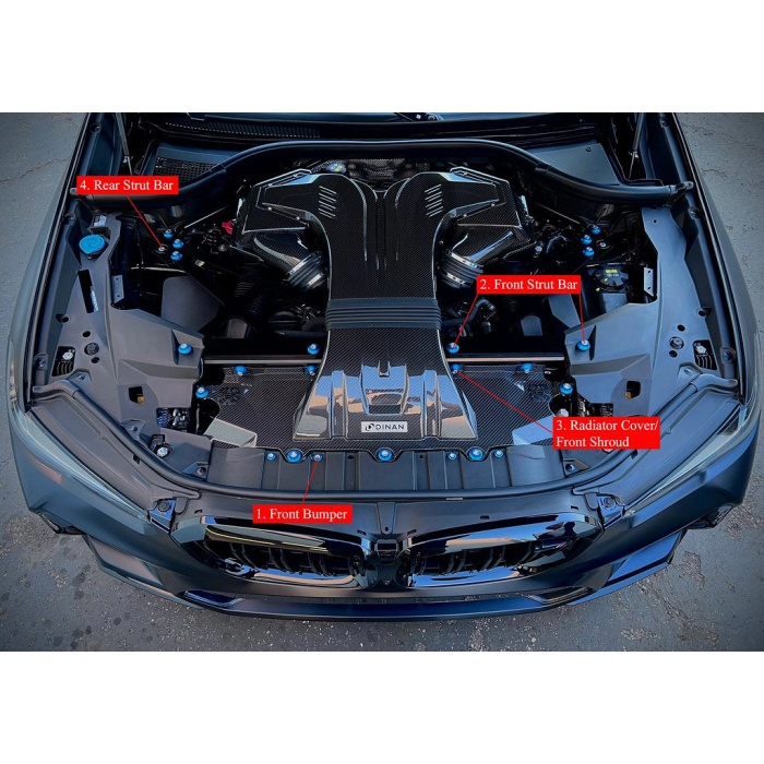 Downstar G0X X5 / X6 / X7 / XM Stainless Steel Deluxe Billet Dress Up Hardware Kit