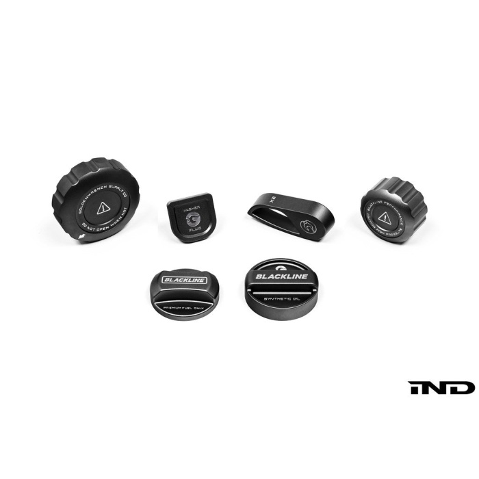 Goldenwrench Blackline Performance BMW M Car (S58) Frozen Black Cap Complete Set