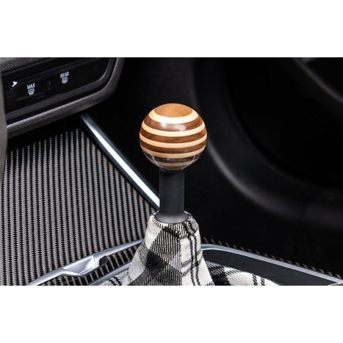 IND G8X M2 / M3 / M4 Porsche 917 Style Wood Classic Shift Knob – Custom Threaded Conversion