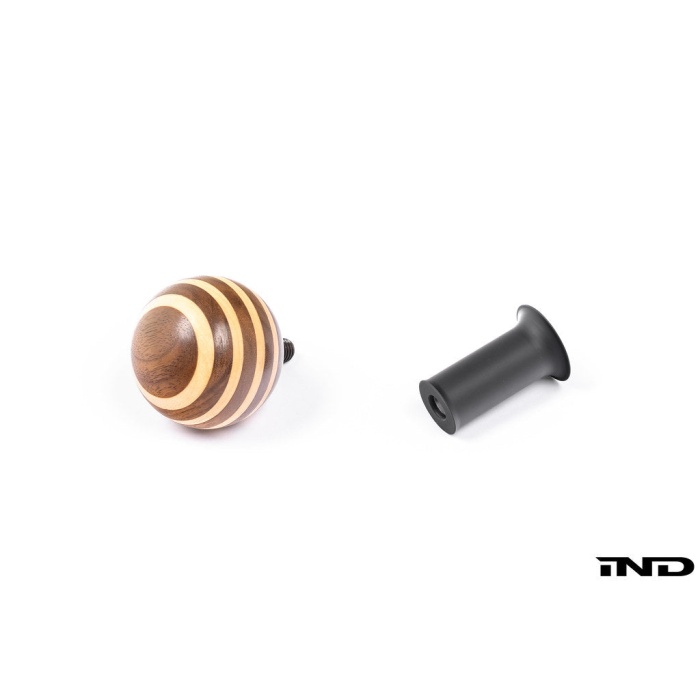 IND G8X M2 / M3 / M4 Porsche 917 Style Wood Classic Shift Knob – Custom Threaded Conversion