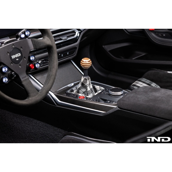 IND G8X M2 / M3 / M4 Porsche 917 Style Wood Classic Shift Knob – Custom Threaded Conversion