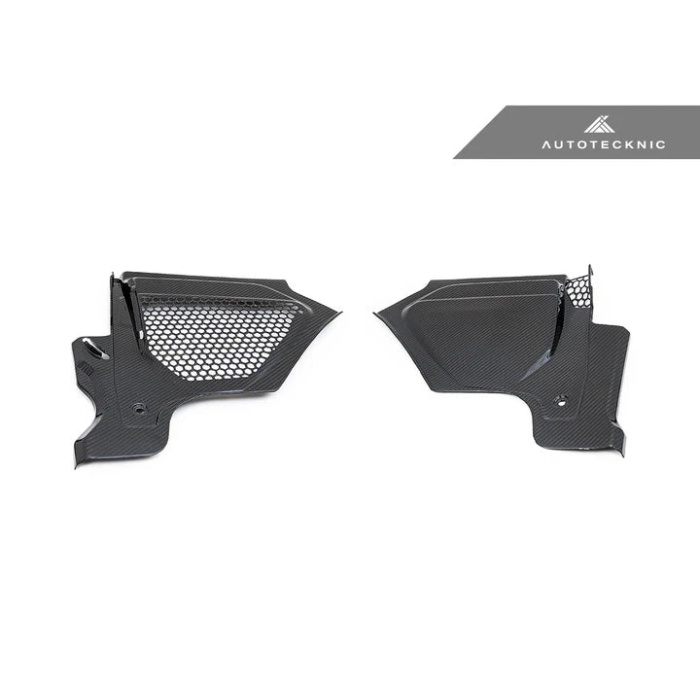 AutoTecknic Dry Carbon Engine Cowl Panel Trim Set