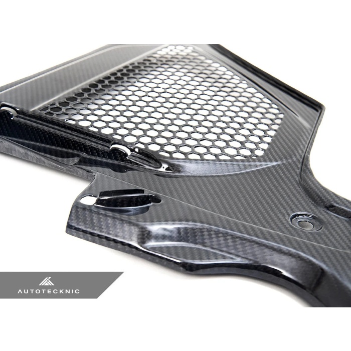 AutoTecknic Dry Carbon Engine Cowl Panel Trim Set