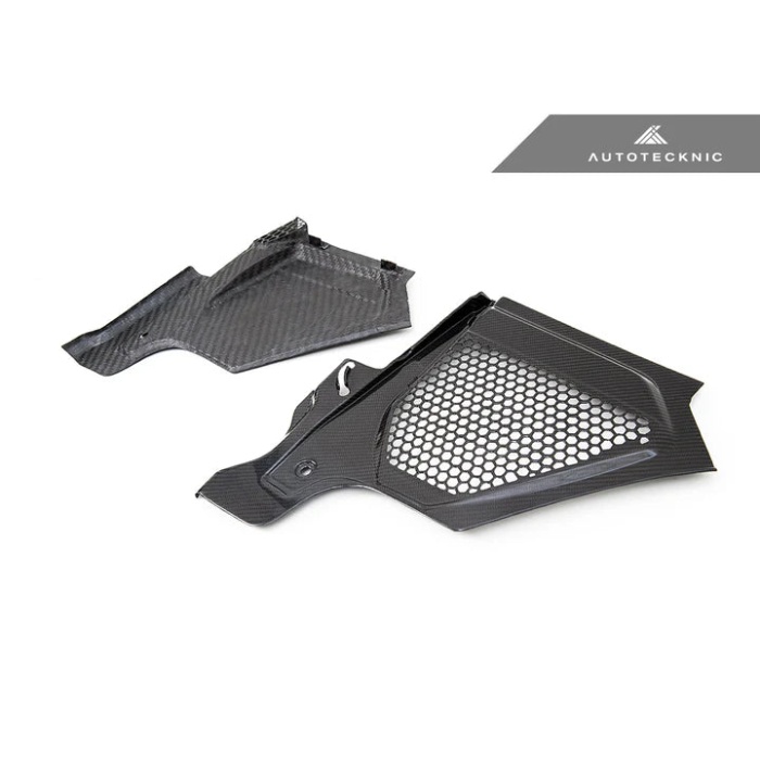AutoTecknic Dry Carbon Engine Cowl Panel Trim Set