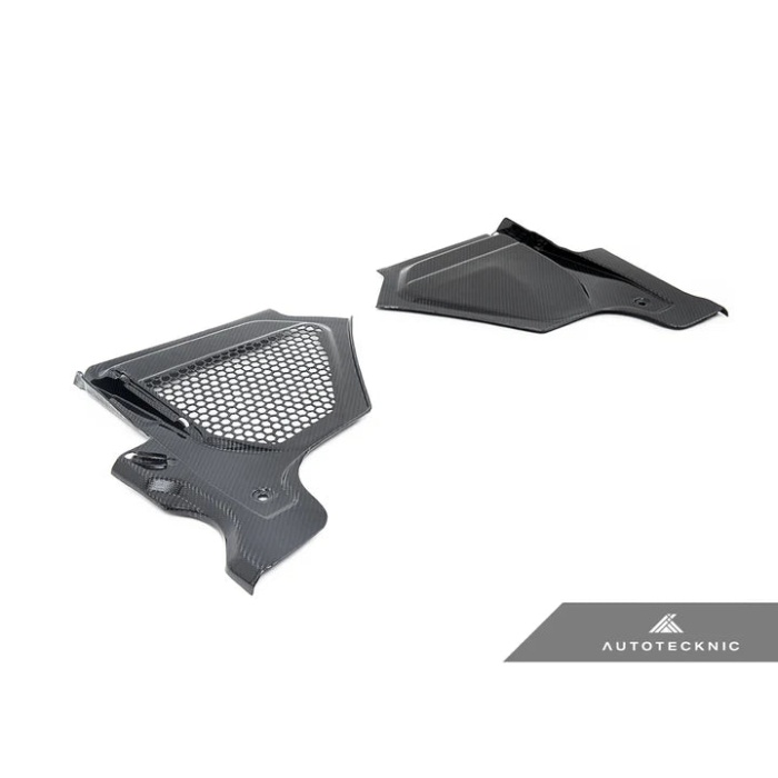 AutoTecknic Dry Carbon Engine Cowl Panel Trim Set