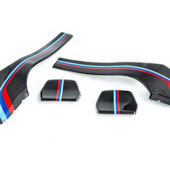 IND F80 M3 / F82 M4 Painted Dry Carbon Seat Back Cover Set