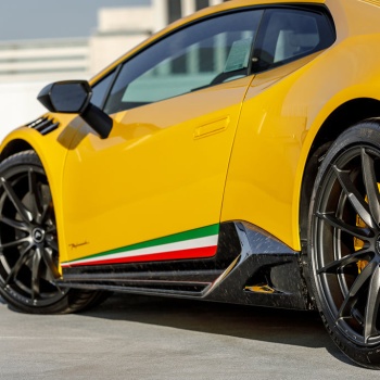 Vorsteiner LAMBORGHINI HURACAN PERFORMANTE TRENTO Side Blades Carbon Matrix Glossy