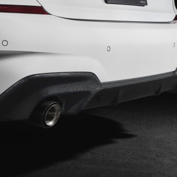 3D Design G20 3-Series M-Sport Carbon Rear Diffuser - 2-Tip
