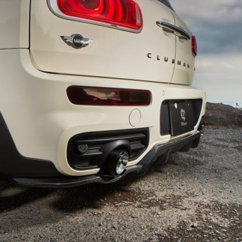 3D Design F54 Mini Cooper Clubman JCW Carbon Rear Diffuser