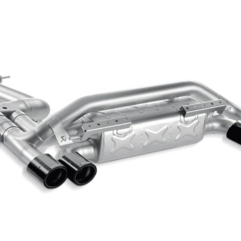 Akrapovic E82 1M Coupe Slip-On Exhaust System w/ Carbon Tail Pipe Set (Titanium)