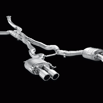 Akrapovic F10 M5 Evolution Exhaust System w/ Carbon Tail Pipe Set (Titanium)