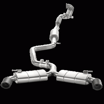 Akrapovic Golf GTI MK7 Evolution Exhaust System w/ Carbon Tail Pipe Set (Titanium)