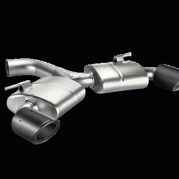 Akrapovic Golf GTI MK7 FL (169kW) Slip-On Race Exhaust System w/ Carbon Tail Pipe Set (Titanium)