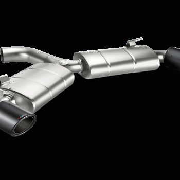 Akrapovic Golf GTI MK7 FL (169kW) Slip-On Exhaust System w/ Carbon Tail Pipe Set (Titanium)