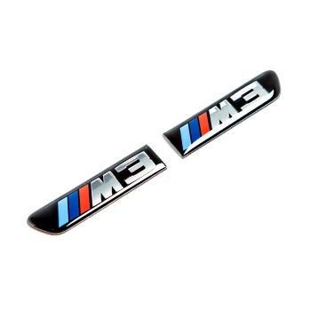 BMW E9X M3 Replacement Side Grille Emblem Set