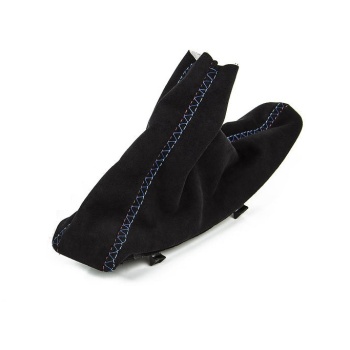 IND E9X M3 Tri-Color Stitched Alcantara E-Brake Boot - LHD