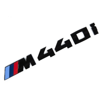 BMW G2X M440i Trunk Emblem - Gloss Black