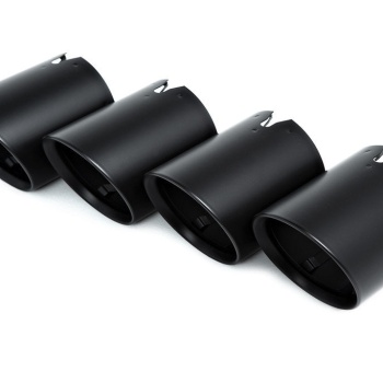IND G8X M2 / M3 / M4 Matte Black Coated Exhaust Tip Set