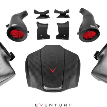 Eventuri Mercedes C190 R190 AMG GT 2DR GT / GTS / GTR Black Carbon Intake + Engine Cover - Matte