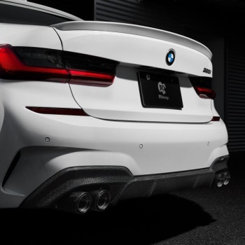 3D Design G20 3-Series M-Sport Carbon Rear Diffuser - 4-Tip