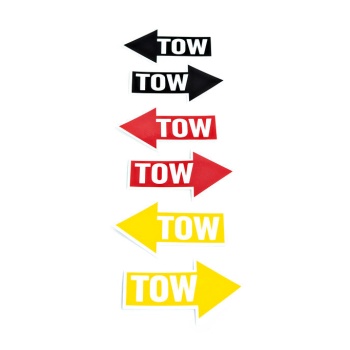 IND Directional Tow Hook Location Decal Set