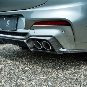 3D Design F98 X4M Pre-LCI Carbon Rear Diffuser