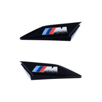 BMW G07 X7 M Fender Emblem Set - Gloss Black