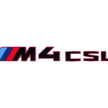 BMW G82 M4 CSL Trunk Emblem