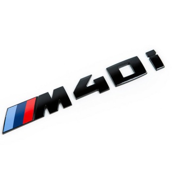 BMW G02 X4 M40i Trunk Emblem - Gloss Black