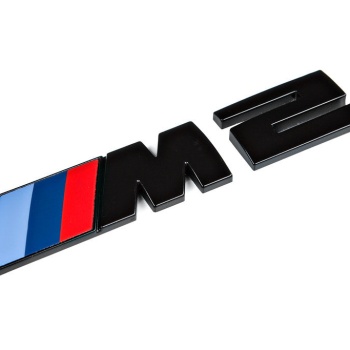 BMW G87 M2 Trunk Emblem - Gloss Black