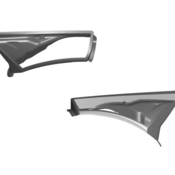 Alpha-N G87 M2 Wheelhouse Adapters - Vented Fender Liner Insert Set