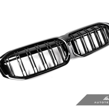 AutoTecknic G20 3-Series LCI Dual-Slat Front Grille - Gloss Black