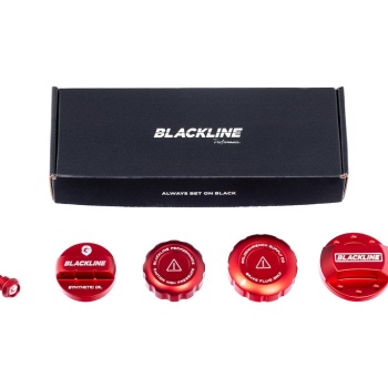 Goldenwrench Blackline Performance GR Corolla / Yaris (G16E-GTS) Cap Set - Edition Red