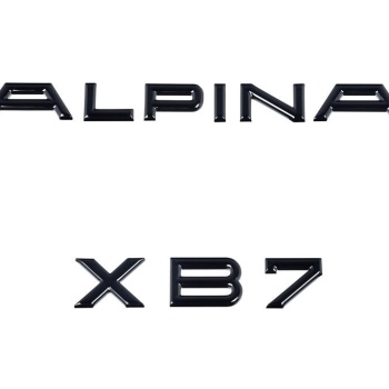 IND G07 Alpina XB7 Painted Trunk Emblem