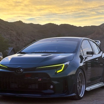 Motorsport+ E210 GR Corolla Race Style Yellow DRL LED Module Set - V2