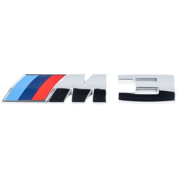 BMW E9X M3 OE Chrome Trunk Emblem